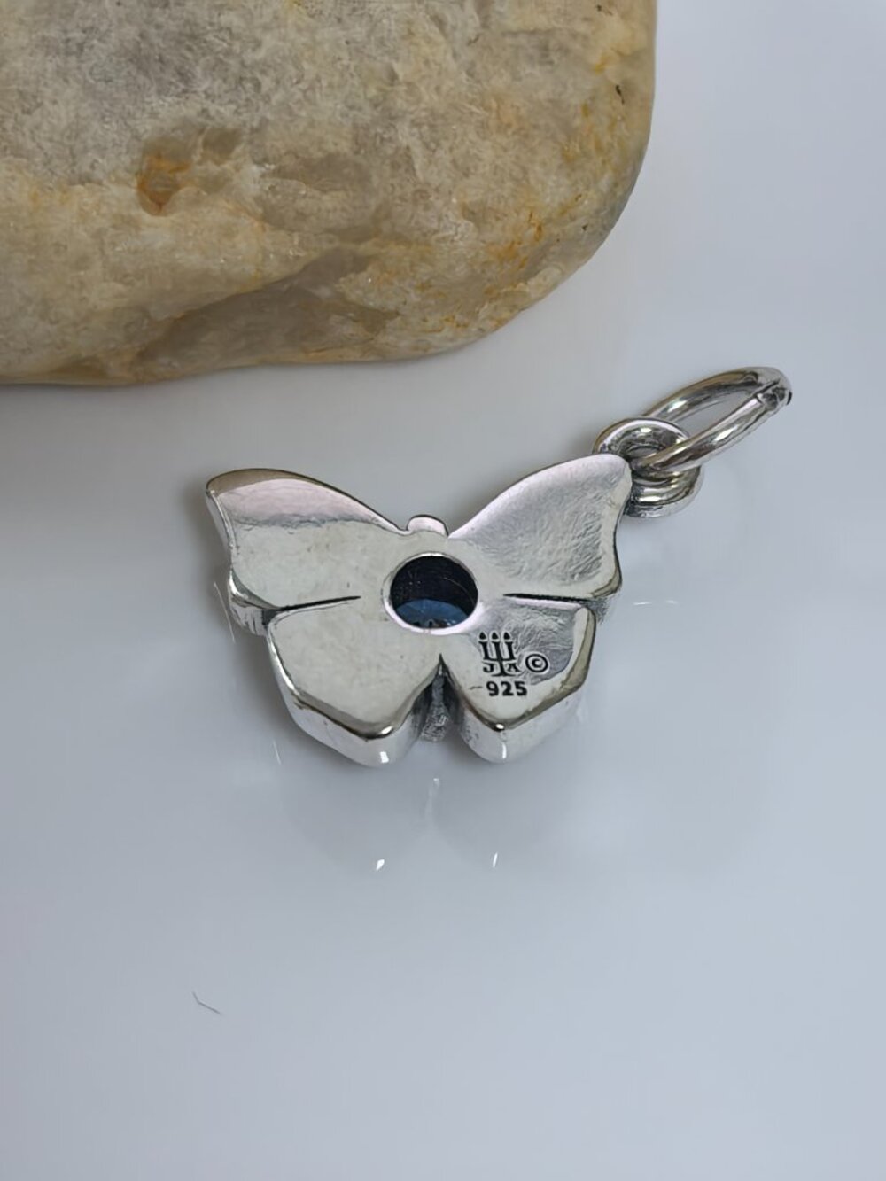 James Avery Butterfly Gemstone Charm (Blue), S925 Silver Jewelry (Women's) - Picture 4 of 4